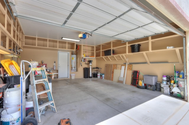 40232 W Marion May Ln, Maricopa, AZ 85138 - garage with gas water heater and a garage door opener
