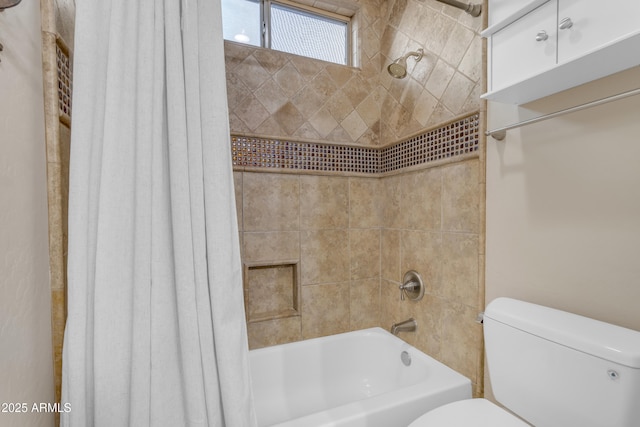 6870 S Justin Way, Chandler, AZ 85249 - full bathroom with toilet and shower / tub combo with curtain