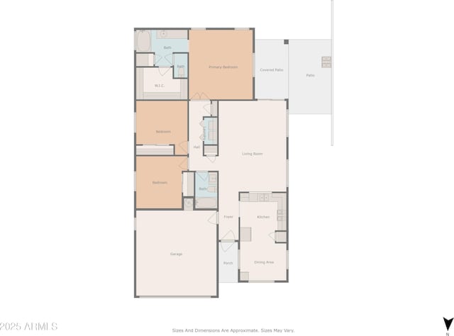 3905 E Derringer Way, Gilbert, AZ 85297 - view of floor plan / room layout