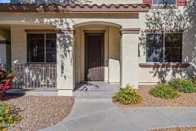 view of property entrance