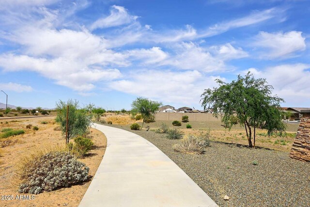 surrounding community with fence