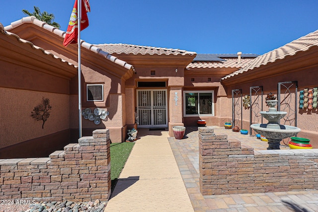 view of entrance to property