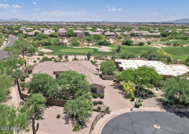 22463 N 54th St, Phoenix, AZ 85054 - drone / aerial view of a golf course and a mountainous background