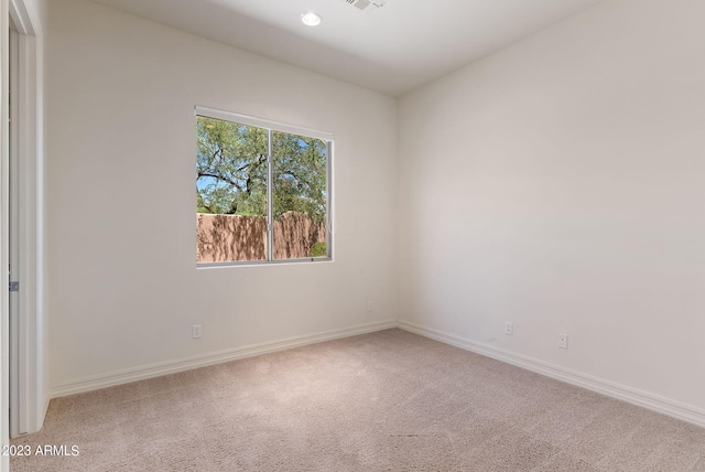 22463 N 54th St, Phoenix, AZ 85054 - spare room featuring carpet flooring, baseboards, and recessed lighting