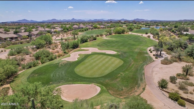 22463 N 54th St, Phoenix, AZ 85054 - aerial perspective of suburban area featuring a golf club and a water and mountain view