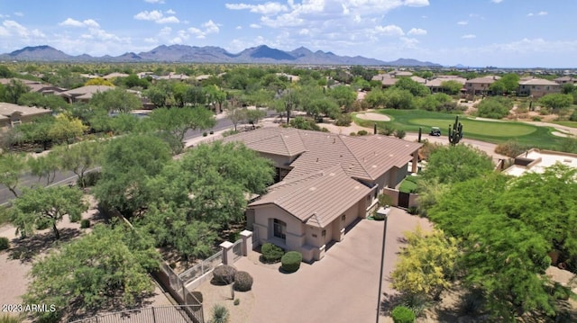 22463 N 54th St, Phoenix, AZ 85054 - aerial perspective of suburban area with a mountainous background and a golf course