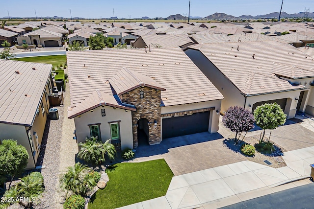 841 E Farmers Ln, Queen Creek, AZ 85140 - view of front of house featuring a residential view, decorative driveway, and stucco siding