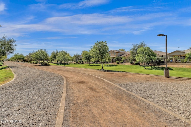 view of road