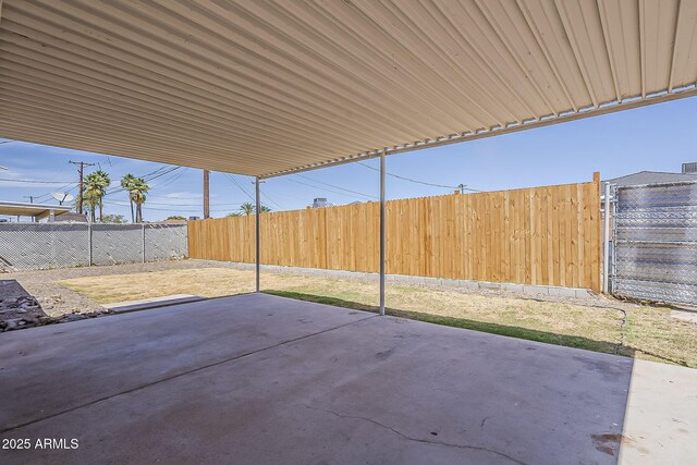 3017 N 46th Dr, Phoenix, AZ 85031 - fenced backyard featuring a patio area