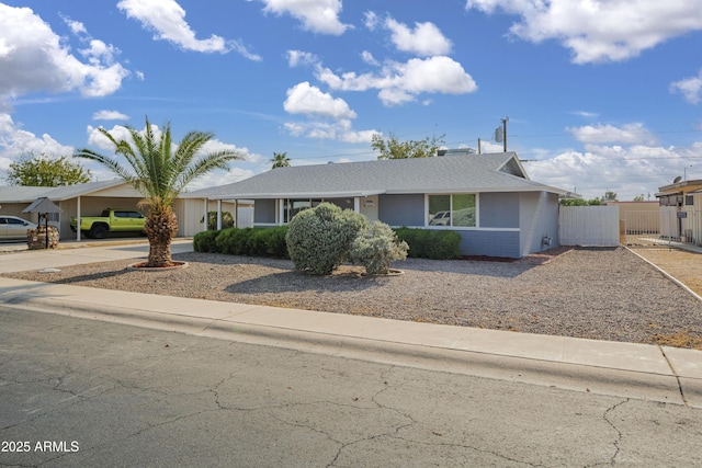 view of ranch-style house