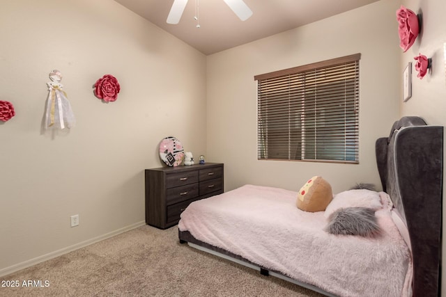 3438 W Little Hopi Dr, Phoenix, AZ 85086 - carpeted bedroom featuring baseboards and ceiling fan