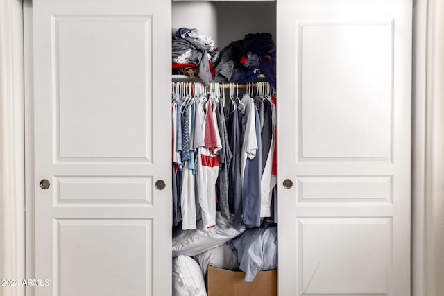 view of closet