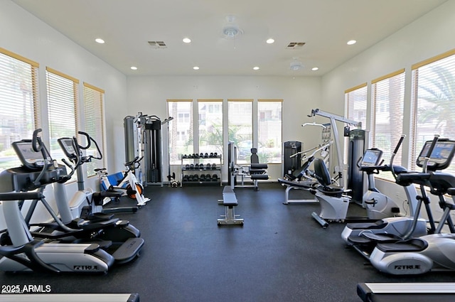 15221 N Clubgate Dr Unit 2059, Scottsdale, AZ 85254 - workout area with recessed lighting