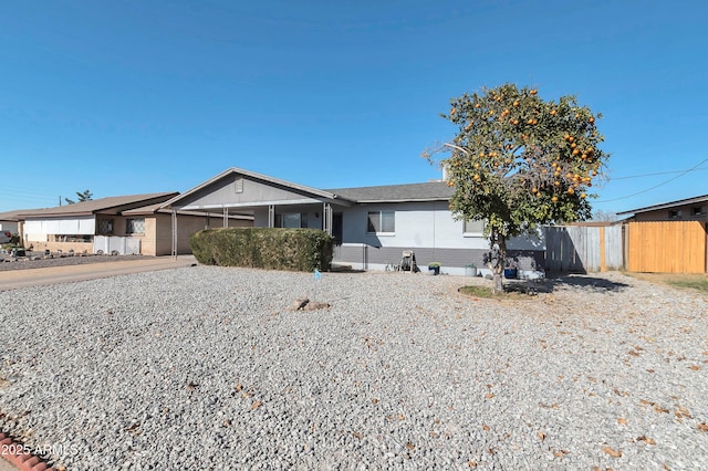 view of ranch-style house