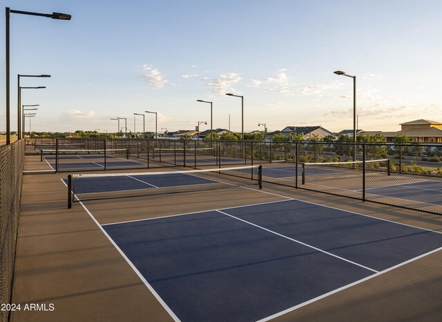 view of sport court