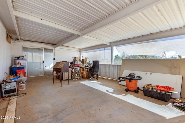 view of patio with fence