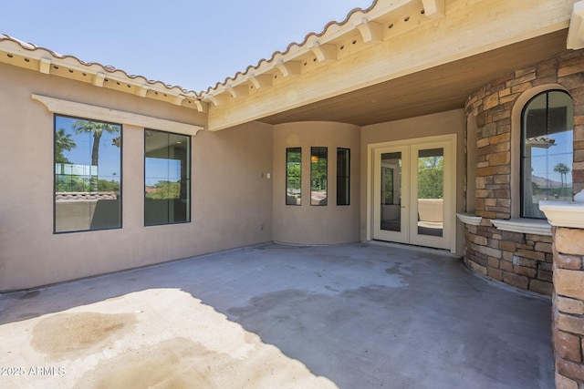 3812 E Camelback Rd, Phoenix, AZ 85018 - view of patio with french doors