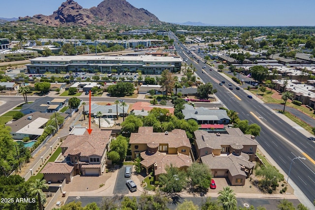 3812 E Camelback Rd, Phoenix, AZ 85018 - view of property location with a mountain backdrop and nearby suburban area