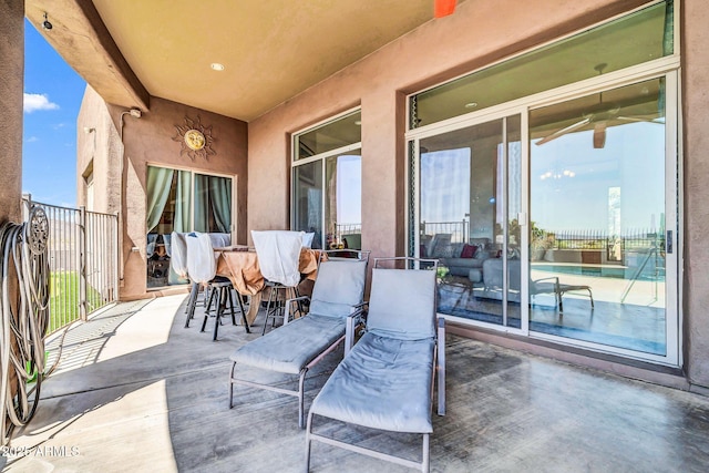 3335 W Carriage Dr, Phoenix, AZ 85086 - view of patio with a balcony