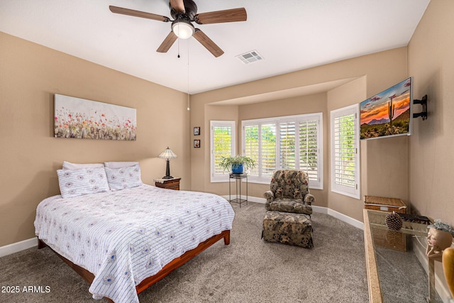 14819 W Lupine Ln, Surprise, AZ 85374 - carpeted bedroom featuring baseboards and a ceiling fan