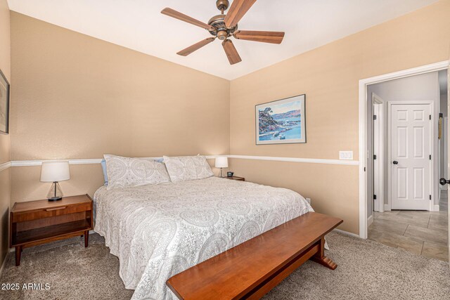 14819 W Lupine Ln, Surprise, AZ 85374 - carpeted bedroom featuring baseboards and ceiling fan