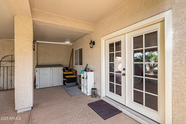 14819 W Lupine Ln, Surprise, AZ 85374 - view of patio with french doors