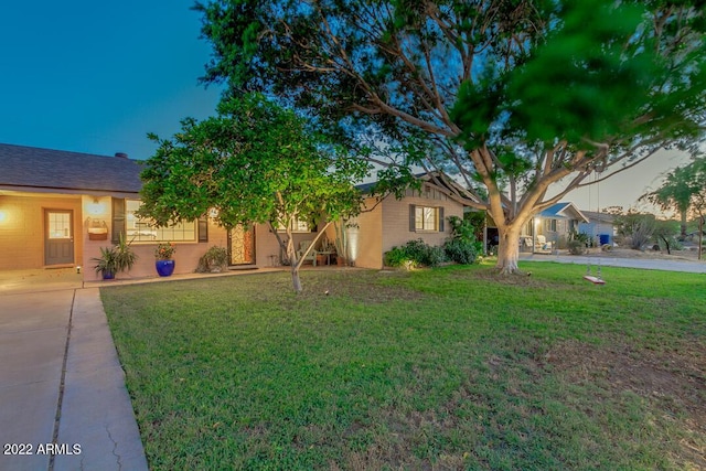 803 W 18th St, Tempe, AZ 85281 - view of front of house with a front lawn and brick siding