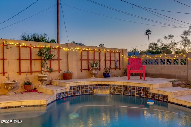 803 W 18th St, Tempe, AZ 85281 - view of pool featuring a fenced backyard