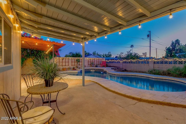 803 W 18th St, Tempe, AZ 85281 - view of swimming pool with a patio and a fenced backyard