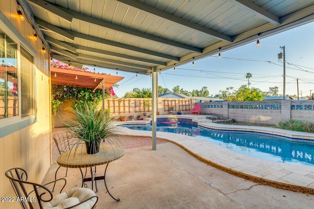 803 W 18th St, Tempe, AZ 85281 - view of pool with a fenced backyard and a patio