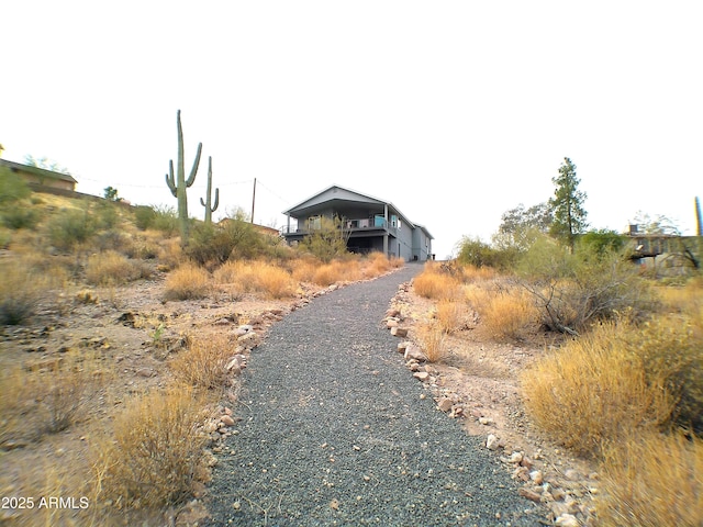 view of side of property