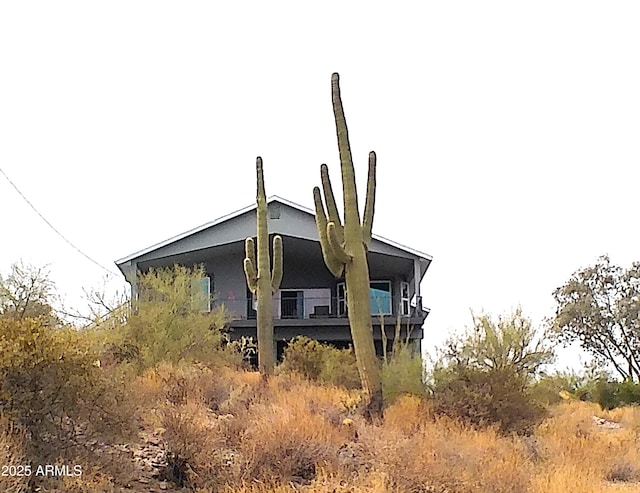 view of back of property