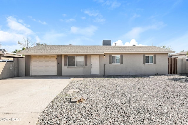 6219 S 12th Pl, Phoenix, AZ 85042 - single story home featuring driveway, an attached garage, stucco siding, and roof with shingles