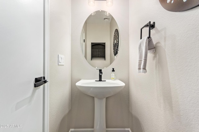 bathroom with visible vents