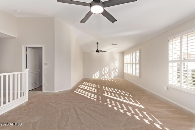 unfurnished room featuring carpet floors