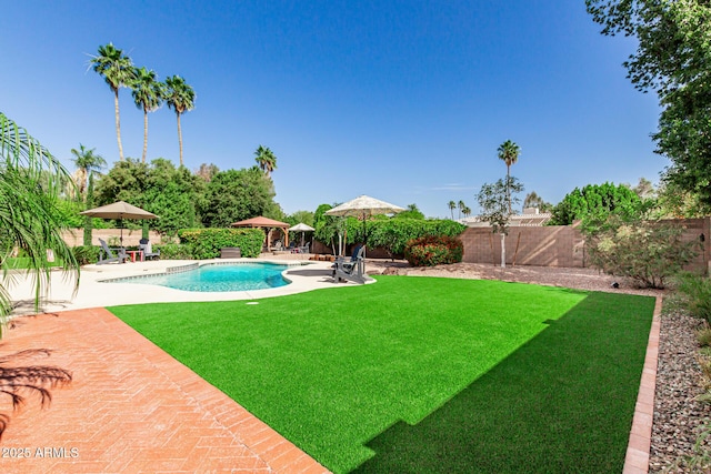 410 E Beck Ln, Phoenix, AZ 85022 - view of yard featuring a gazebo and a patio