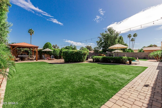 410 E Beck Ln, Phoenix, AZ 85022 - view of yard with a gazebo and a patio
