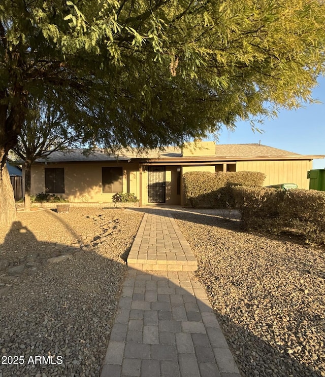 view of ranch-style house