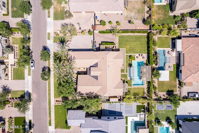 17673 E Bronco Dr, Queen Creek, AZ 85142 - aerial view with a residential view
