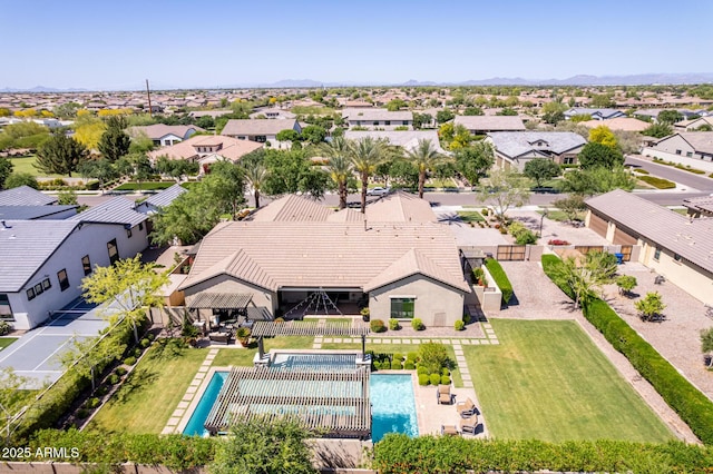 17673 E Bronco Dr, Queen Creek, AZ 85142 - bird's eye view with a residential view
