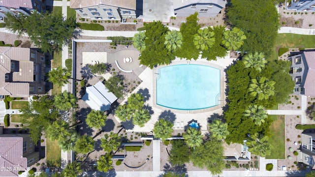 5749 S 21st Ter, Phoenix, AZ 85040 - aerial view of a pool