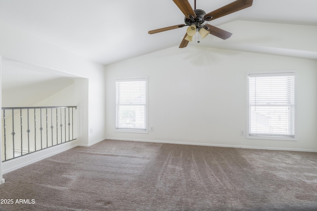 5749 S 21st Ter, Phoenix, AZ 85040 - carpeted spare room featuring ceiling fan and baseboards