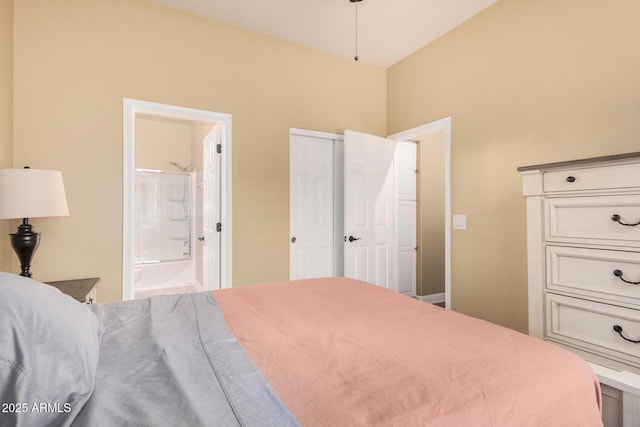 bedroom with ensuite bathroom