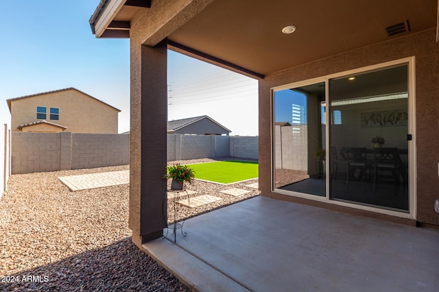 view of patio