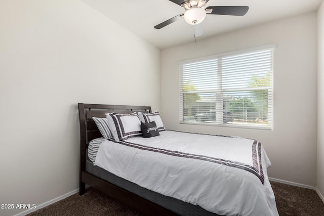36454 W Picasso St, Maricopa, AZ 85138 - bedroom with carpet, baseboards, and ceiling fan