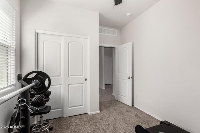 36454 W Picasso St, Maricopa, AZ 85138 - exercise area with carpet floors and baseboards