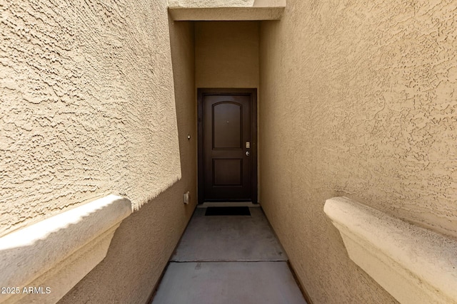 36454 W Picasso St, Maricopa, AZ 85138 - doorway to property featuring stucco siding