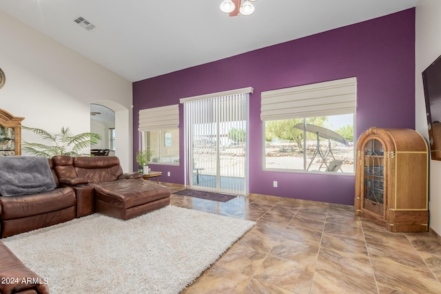 view of living room