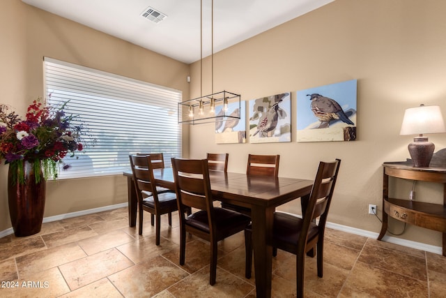 view of dining room