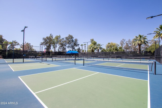 view of sport court